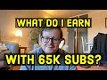 How much I made from YouTube in 2021 with 65k subs and 1.4M views