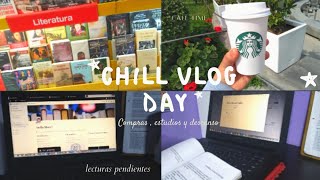 Un día CHILL y productivo conmigo / vacuna , compras , café , libros y Notion .