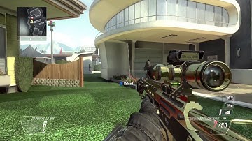 Black Ops 2: Cocky kid gets destroyed!!! 1v1 Snipping