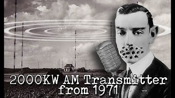 Hudge 2000 KW AM transmitter that still is "ON AIR"