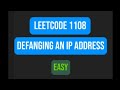 Leetcode 1108 Defanging An IP Address || Easy || Java #shorts #like #code #programming #java