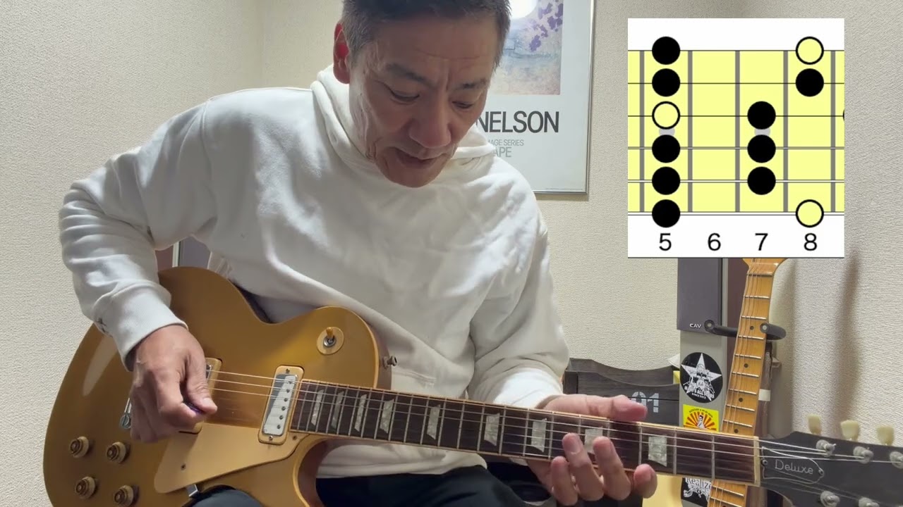 ロックギターのアドリブが弾ける⭐︎簡単ステップ①