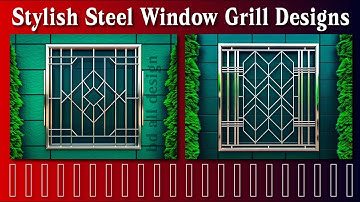 50+ Modern Window Grill Designs | Stylish & Secure Window Grill Ideas 2025