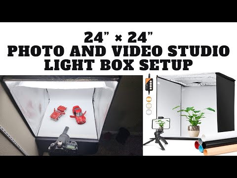 How to Setup Your Photo And Video Studio Light Tent