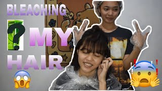 BLEACHING MY HAIR FOR THE FIRST TIME!!! (SHOCKS! PINAGKATIWALA KO NA!) | Ai&amp;Cel TV