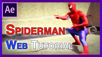 Spiderman WEB EFFECT Tutorial | Adobe After Effects