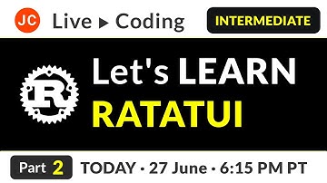 JC Rust Live Coding ➜ Let