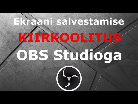 Video: Kuidas Ekraanilt Salvestada