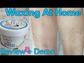 Ayur cold wax review + demo | waxing at home | remove body hair at home | leg waxing | wax strips