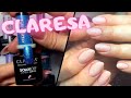 Gel nails with Claresa cosmetics.