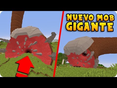 NUEVO MOB GIGANTE MÁS PELIGROSO DE MINECRAFT (GUSANO GIGANTE)