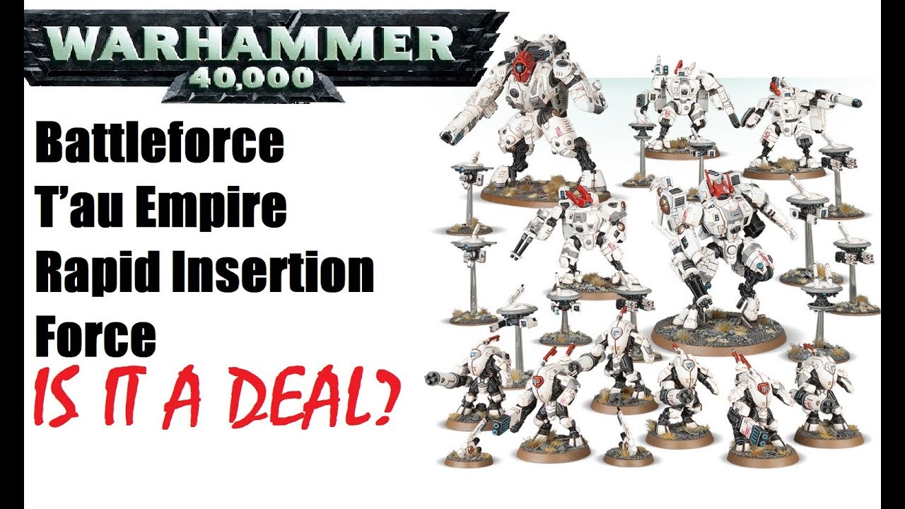 How to Start a Tau Empire Army in Warhammer 40K - Overview and First  Purchases? 