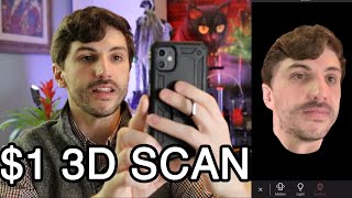 3D Face Scan for $1! Bellus3D iOS iPhone App / 3D Scan to 3D Print! #Scantober screenshot 5