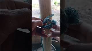 Easy Rope Knot. #knot