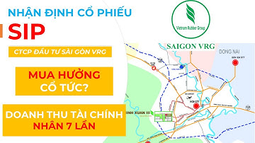 Nhận Định SIP - NHÂN 7 LẦN DOANH THU TÀI CHÍNH - Công ty cổ phần Đầu tư Sài Gòn VRG
