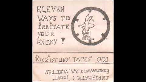 V/A - Eleven Ways To Irritate Your Enemy - tape (1983 -  Riezistuns Tapes)