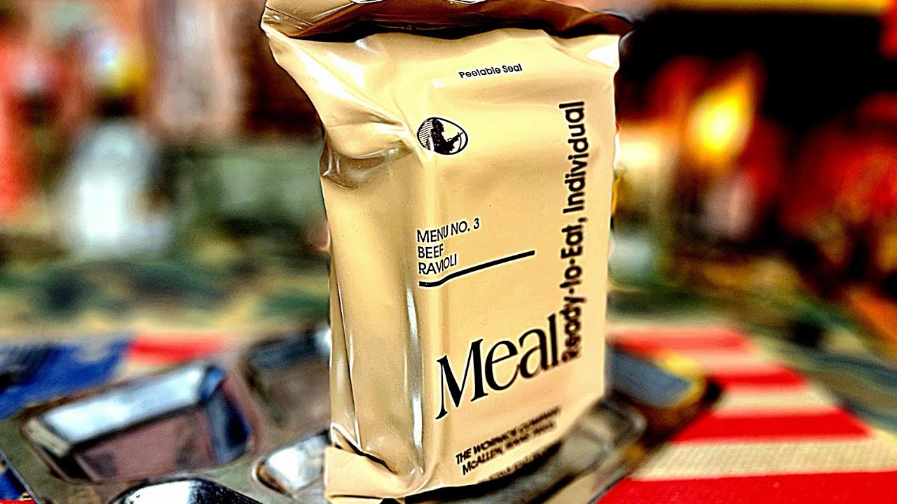 2004 MRE - Menu 3 - Beef ravioli [NOOO!!!) - YouTube