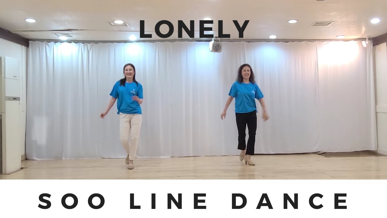 LONELY line dance - YouTube