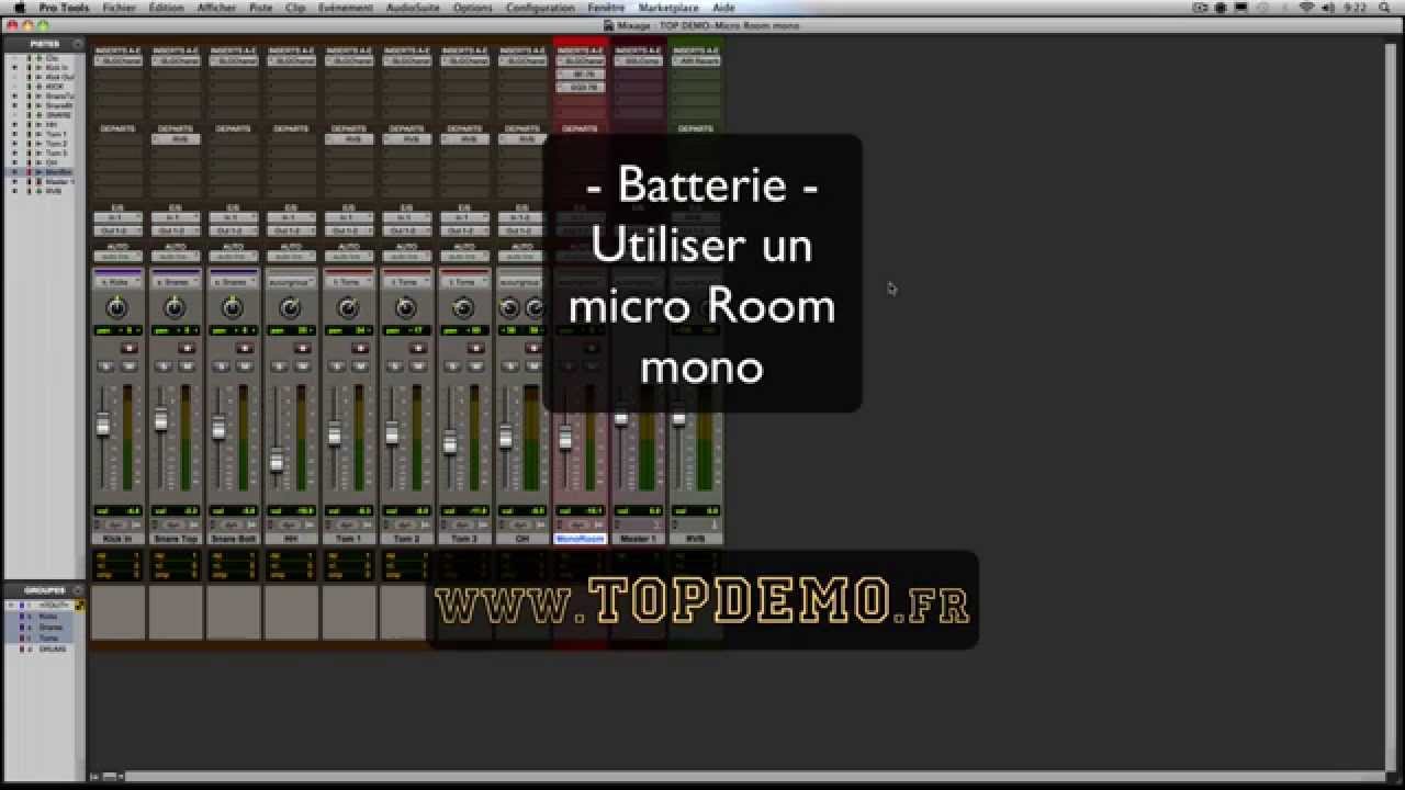Détourner le Micro Room Mono de Batterie - TOP DEMO - YouTube