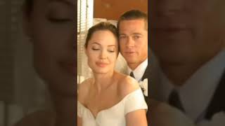 Brad Pitt and  Angelina Jolie Wedding Day