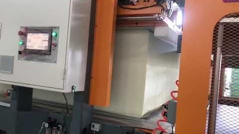Auto compression and Roll Packaging Machine For  Foam Blocks