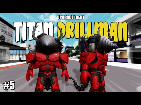 Aku Membuat TITAN DRILLMAN (Upgrade) Di Brookhaven W/ID & Accessories Name - Roblox