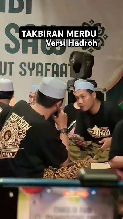 Takbiran merdu versi hadroh
