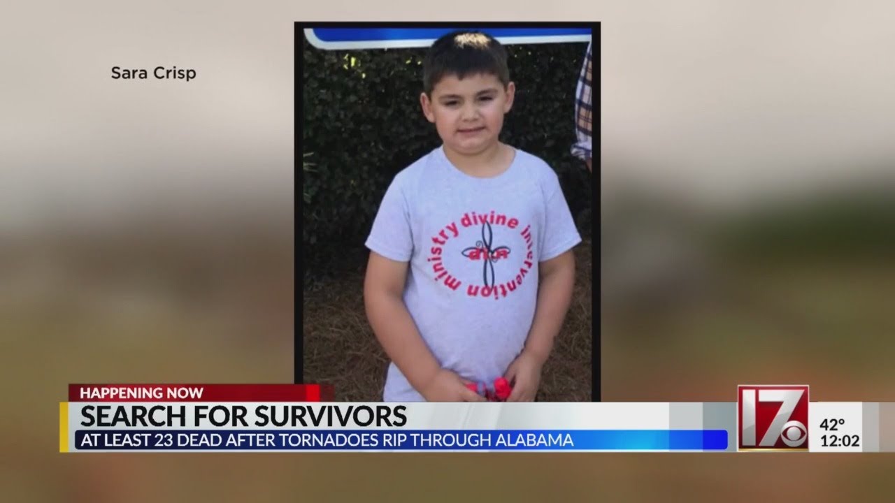 Children among 23 killed in Alabama tornadoes - YouTube