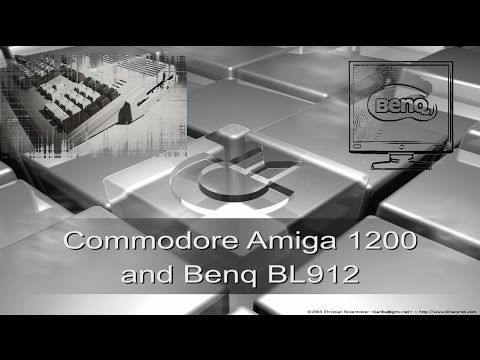 Commodore Amiga 1200 and Benq BL912 15khz PAL