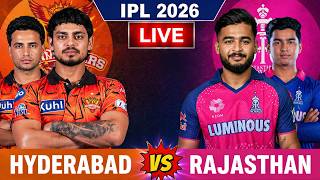 🔴Live: Hydarabad vs Rajastan 36 Match IPL Score |Live Cricket Match Today |  RR vs SRH 1st Innings 1