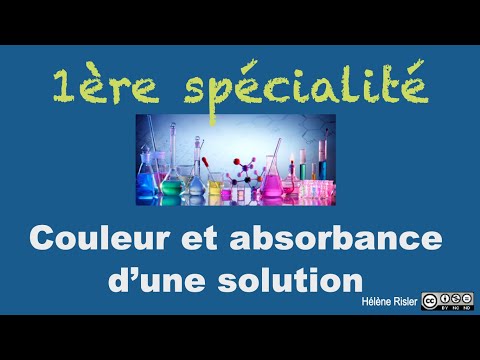 Vidéo: Différence Entre La Colorimétrie Et La Spectrophotométrie