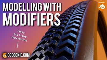 Make A Bike Tire in Blender With A Non-Destructive Modelling Workflow