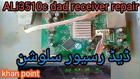 how to ALi3510c/2 dead receiver solution urdu Hindi#ali3510c#rapier