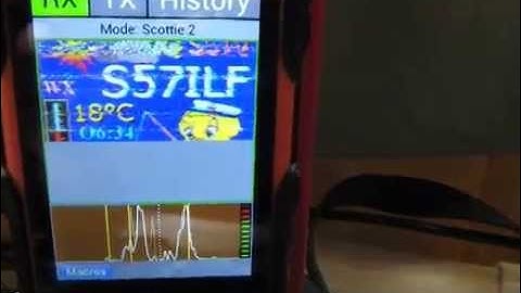 DroidSSTV Android App working