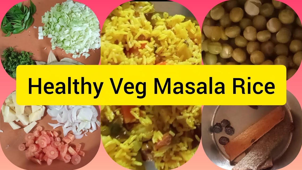 Healthy Vegetables Masala Rice Recipe | 