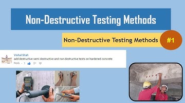 Non Destructive Testing Methods for Concrete #1