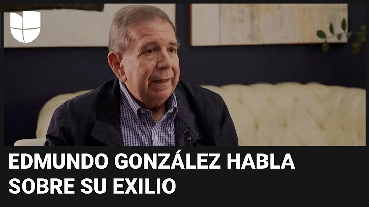 Exclusiva Reuters: opositor Edmundo González cuenta las 48 horas previas a su salida de Venezuela