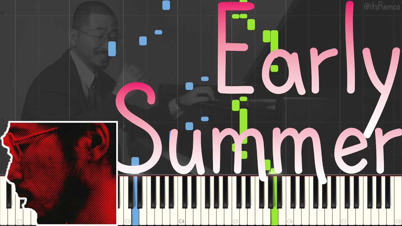 Ryo Fukui - Early Summer 1976 (Japanese Jazz Piano Synthesia + Double Bass)