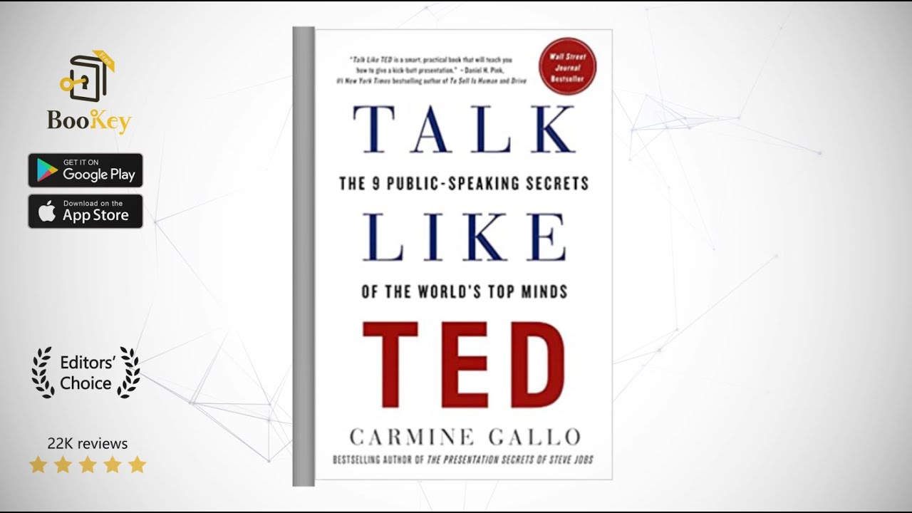 Talk Like TED    Book Summary By  Carmine Gallo   Public-Speaking Secrets of the World's Top Minds