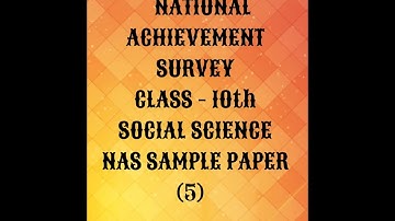 NAS SOCIAL SCIENCE SAMPLE PAPER (5), CLASS -10th, PAGE NO.181 to 186, FULLY SOLVED IN JUST 1 MINUTE