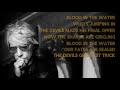 Bon Jovi- Blood In The Water (Lyric Video)