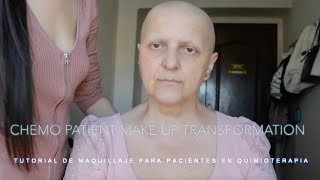 Chemo patient makeup transformation