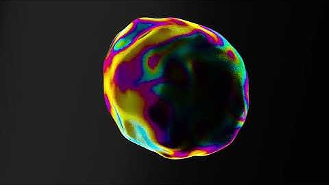 Irregular Bubble Morphing with Spectral Thin Film Shader