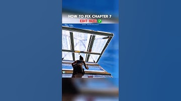 How to fix the edit bug in new Chapter 7 #tutorial #gaming #fortnite #fortnitetips