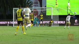 Brian Kaltak performance against Newcastle Jets - A-League 2022/23