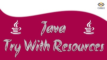 Try With Resources in Java