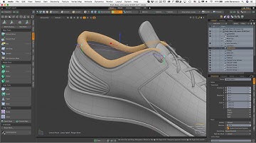 Modo Footwear Design - Lesson 4: 10. Collar Padding
