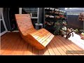 DIY outdoor lounge chair