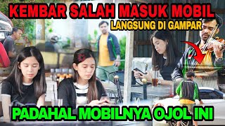 Parah !! Kembar Salah Masuk Mobil Langung Digampar. padahal Mobil Ojol Ini