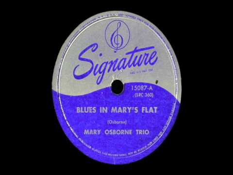 78 RPM The Mary Osborne Trio  Blues In Mary39s Flat